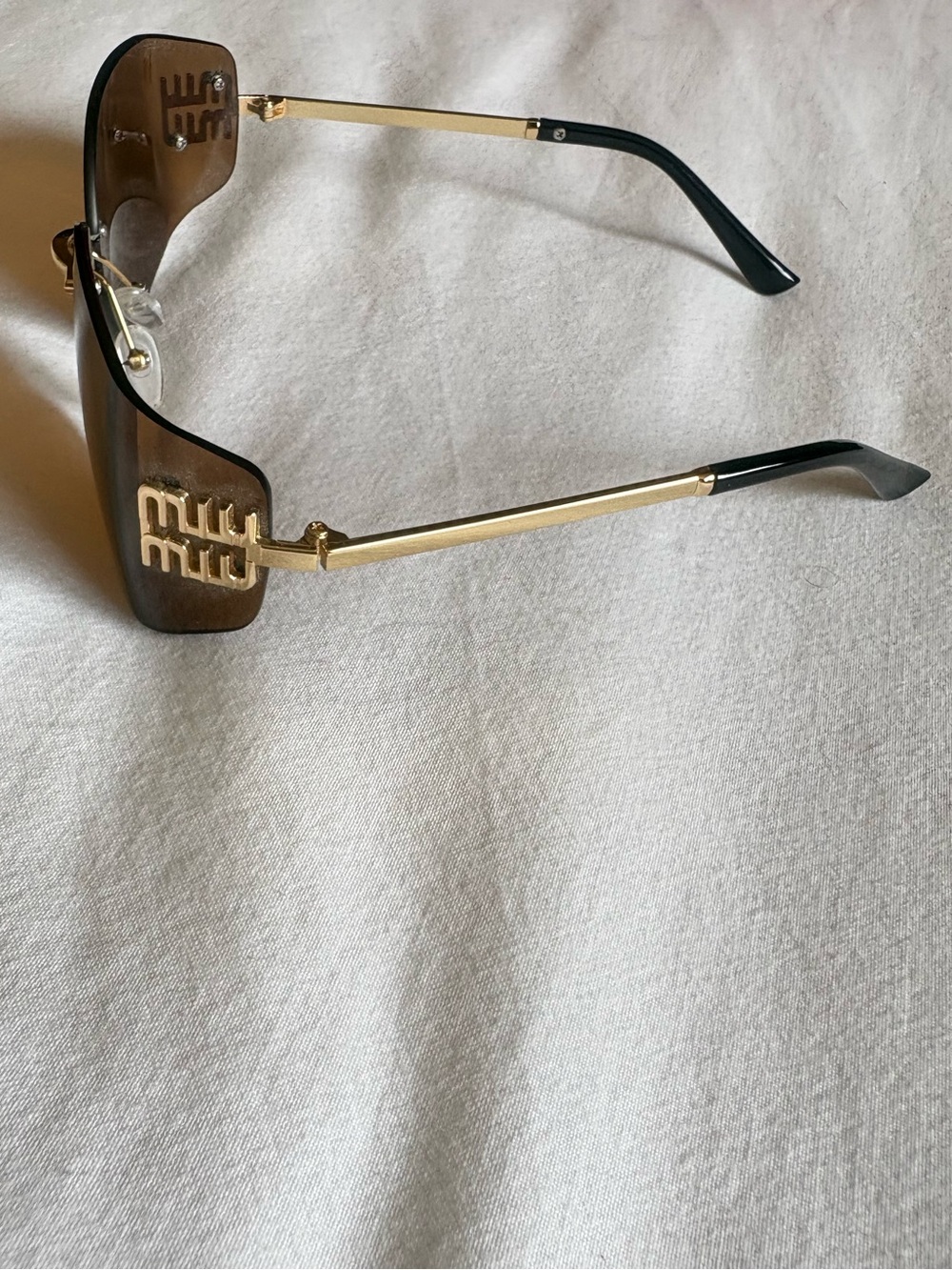 MM inspired Gold Sunglasses